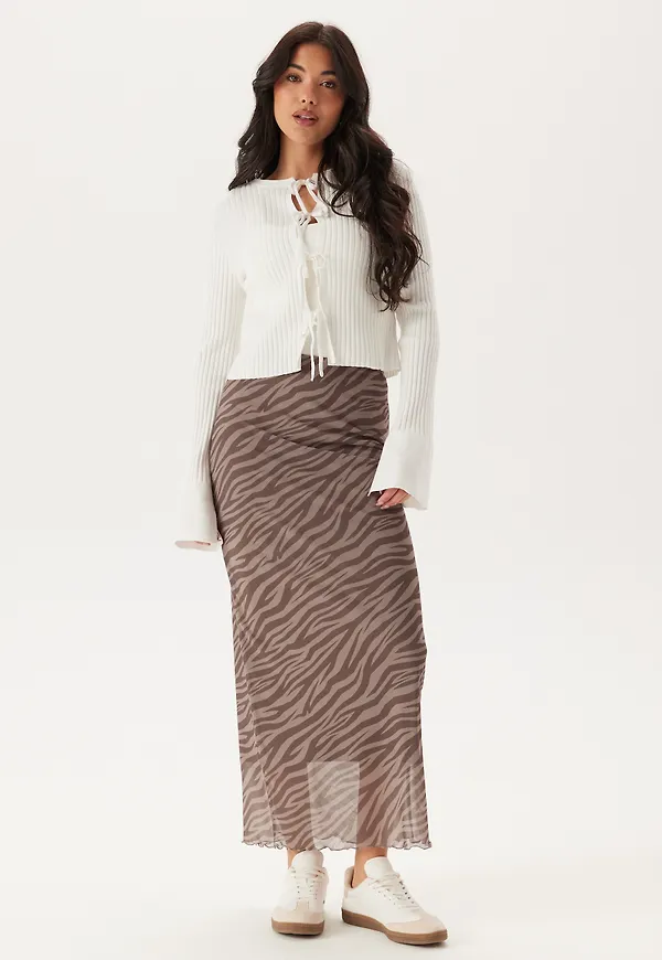 Mesh Maxi Skirt