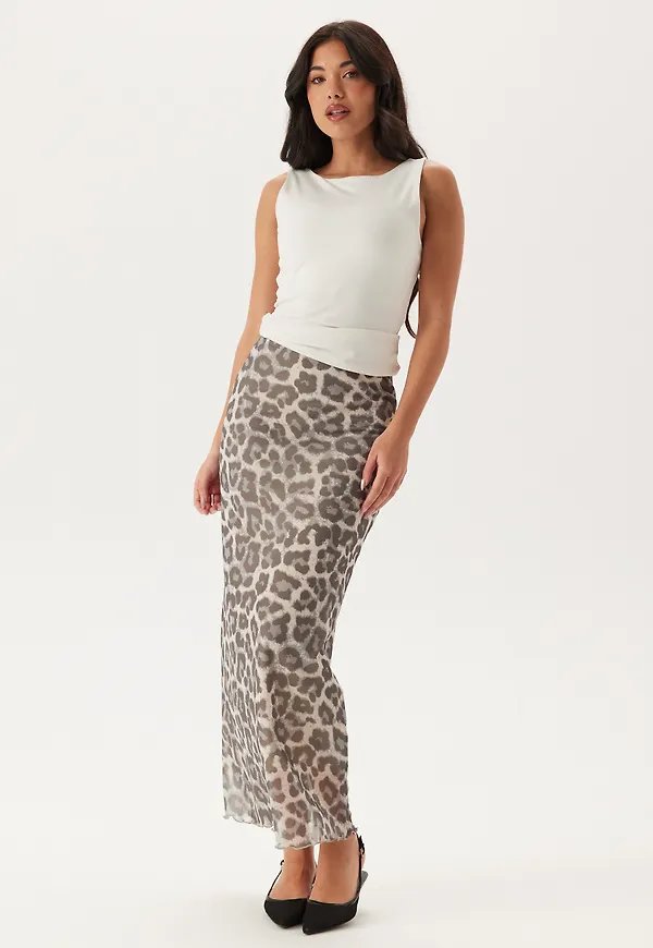 Mesh Maxi Skirt