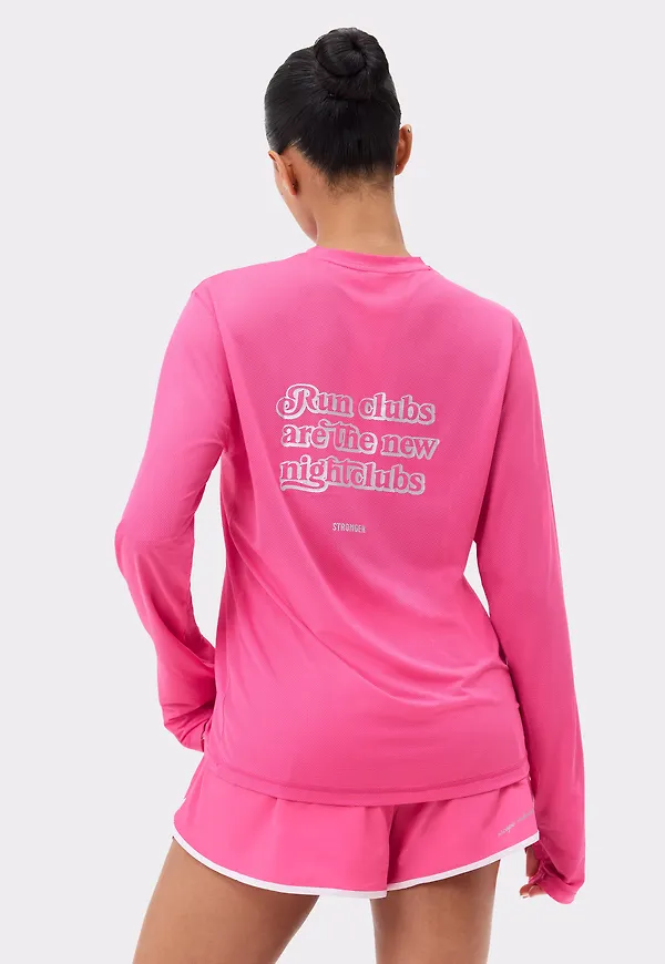 Mesh Running Long Sleeve