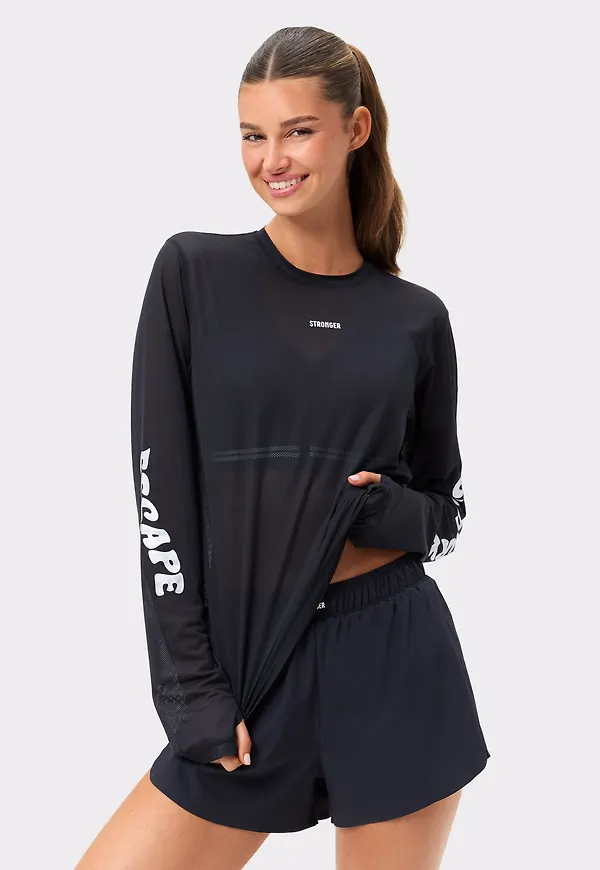 Mesh Running Long Sleeve