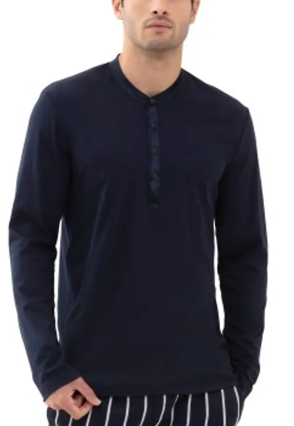 Mey Aarhus Shirt Navy bomull Small Herr