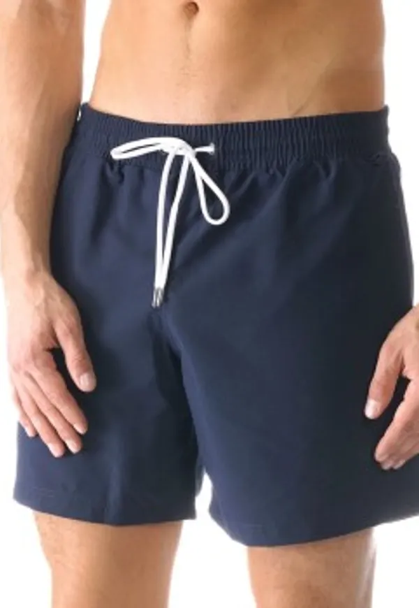 Mey Badbyxor Darley Swim Shorts Mörkblå polyester Medium Herr