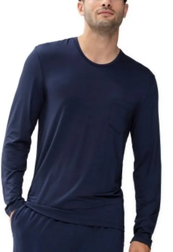 Mey Jefferson Long Sleeves Mörkblå modal Small Herr