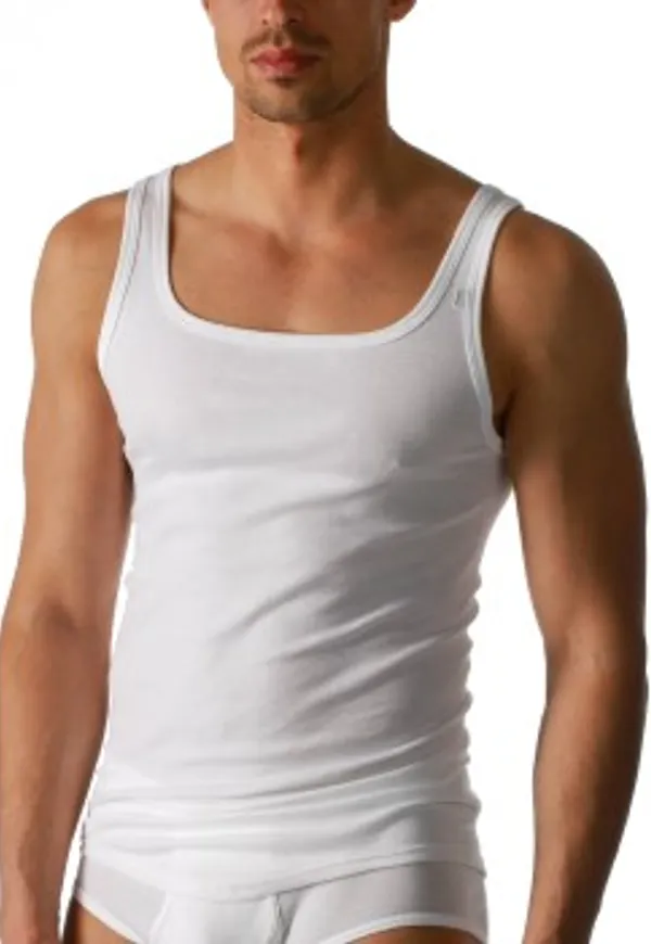 Mey Noblesse Vest Vit bomull Large Herr