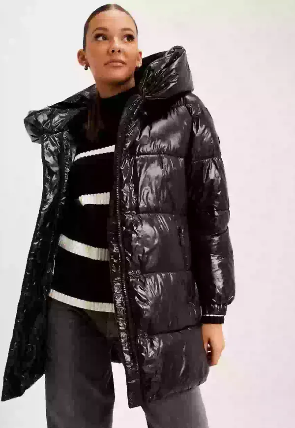 Michael Kors Horizontal Quilted Down Puffer jackets Black