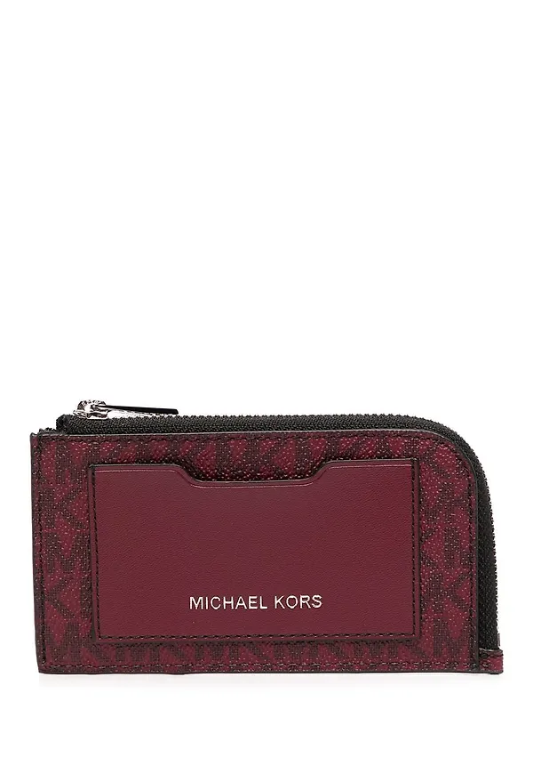 Michael Kors korthållare med monogram - Röd