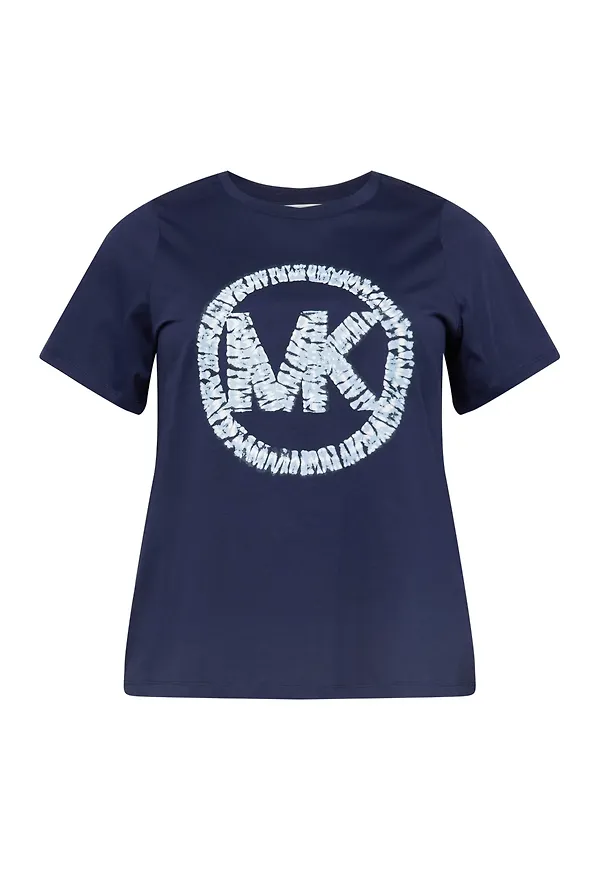 Michael Kors Plus T-shirt nattblå / ljusblå
