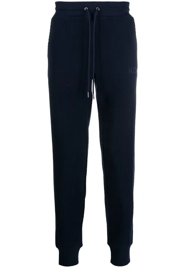 Michael Kors stickade sweatpants - Blå