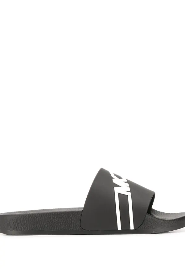 Michael Kors tofflor med monogram - Svart