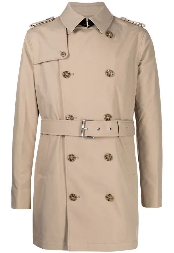 Michael Kors trenchcoat i midimodell - Neutral