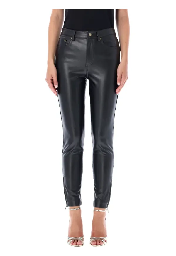 Michael Kors Trousers Mu2309I2S8El Svart, Dam