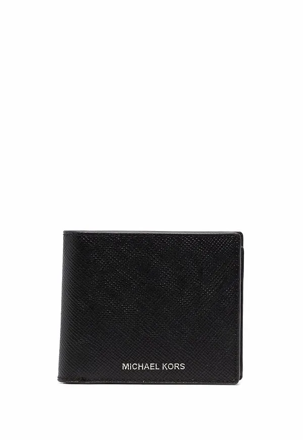 Michael Michael Kors 'Harrison' fold over wallet - Svart