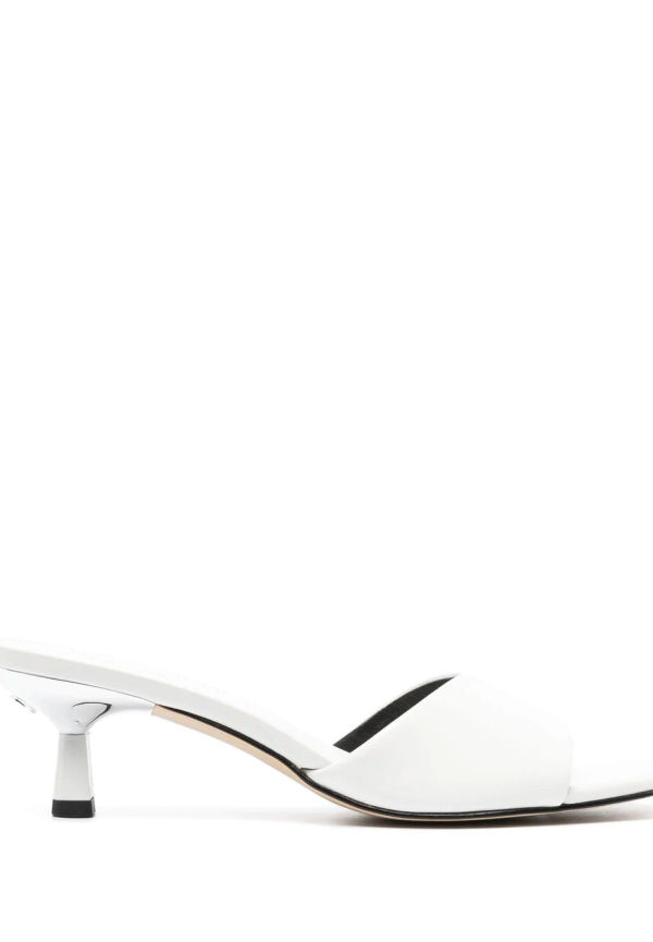 Michael Michael Kors Amal lädersandaler 60 mm - Vit