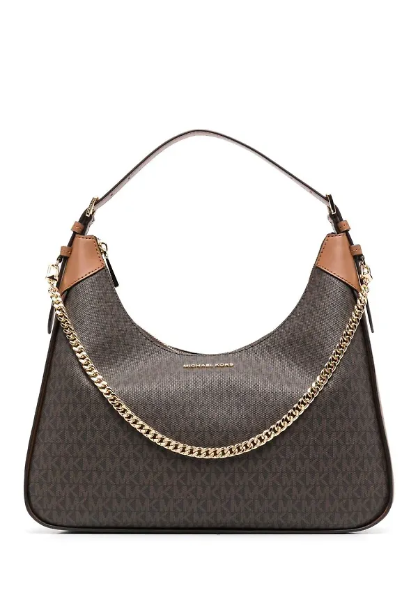 Michael Michael Kors axelväska med monogram - Brun