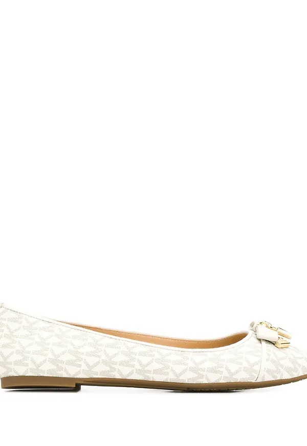 Michael Michael Kors ballerinaskor med monogram - Neutral