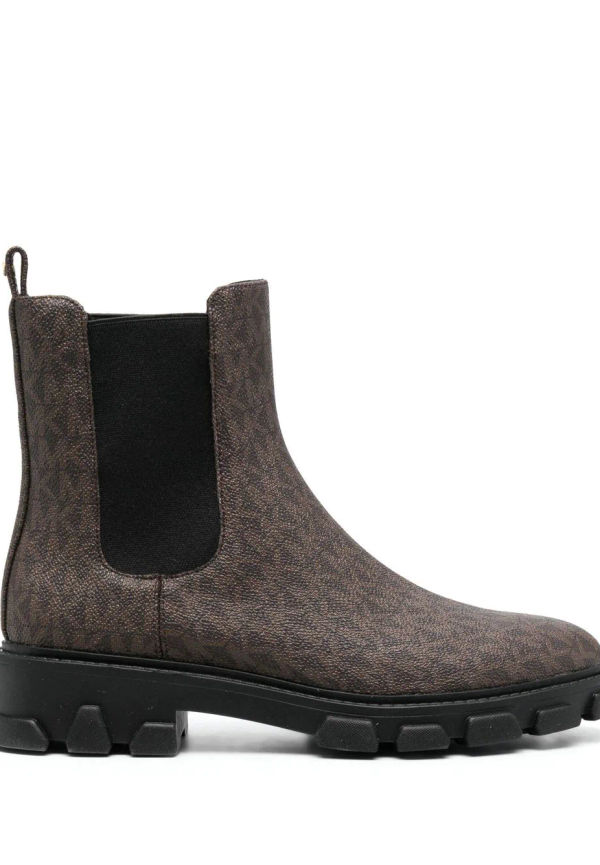 Michael Michael Kors Chelseaboots med monogram - Brun