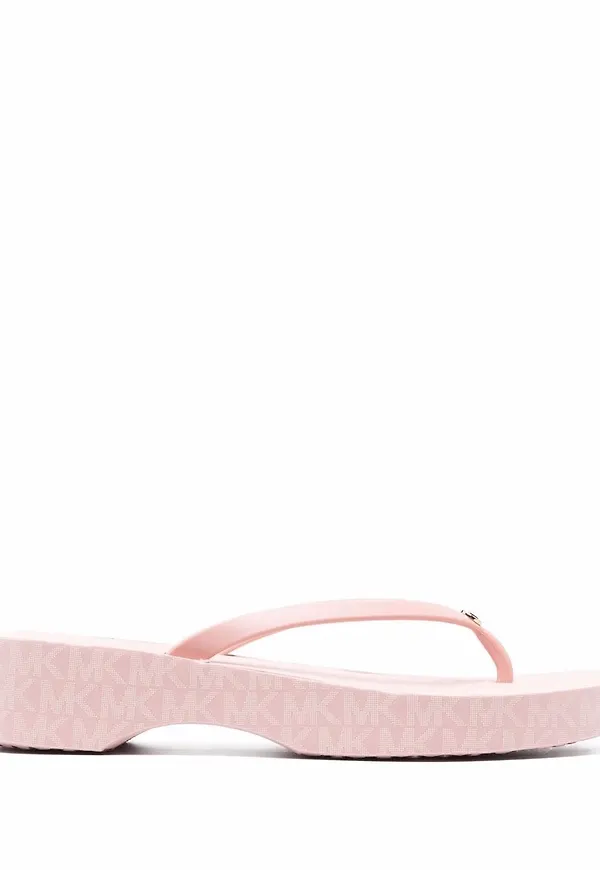 Michael Michael Kors flipflops med logotyp - Rosa