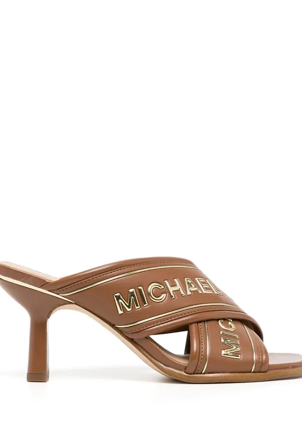 Michael Michael Kors Gideon slip-ons i läder - Brun