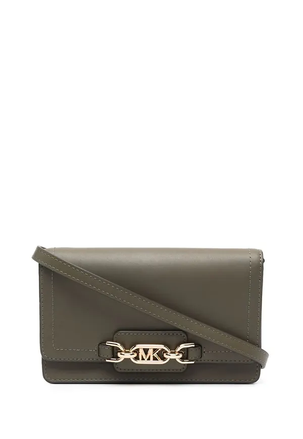 Michael Michael Kors Heather väska i konstläder med axelrem - Grön