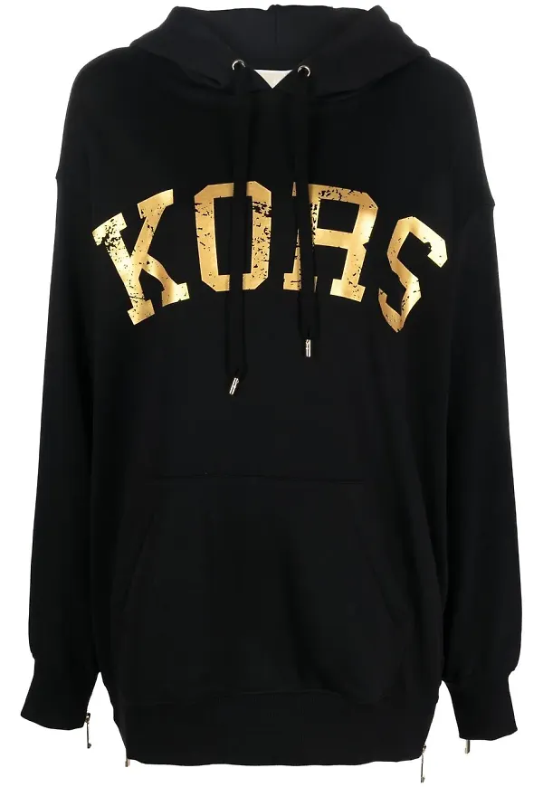Michael Michael Kors hoodie med logotyp - Svart
