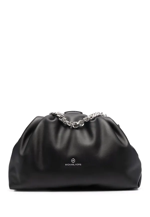 Michael Michael Kors kuvertväska med logotypplakett - Svart