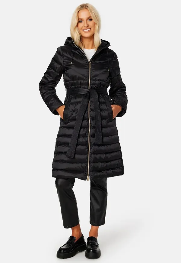 Michael Michael Kors Long Fitted Puffer 001 Black S