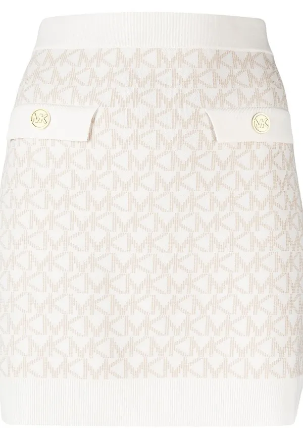 Michael Michael Kors miniklänning med monogram - Vit