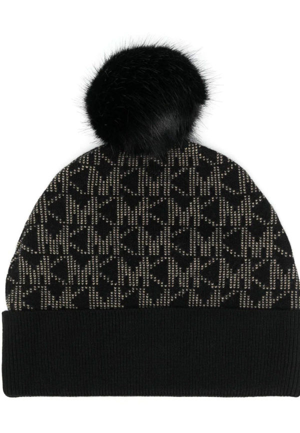 Michael Michael Kors mössa med monogram - Svart