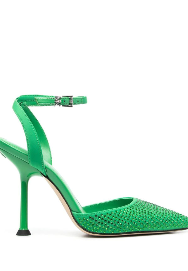 Michael Michael Kors nitprydda spetsga pumps 115 mm - Grön