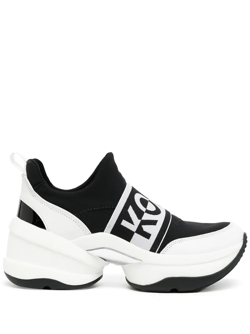 Michael Michael Kors Olympia slip on-sneakers - Svart