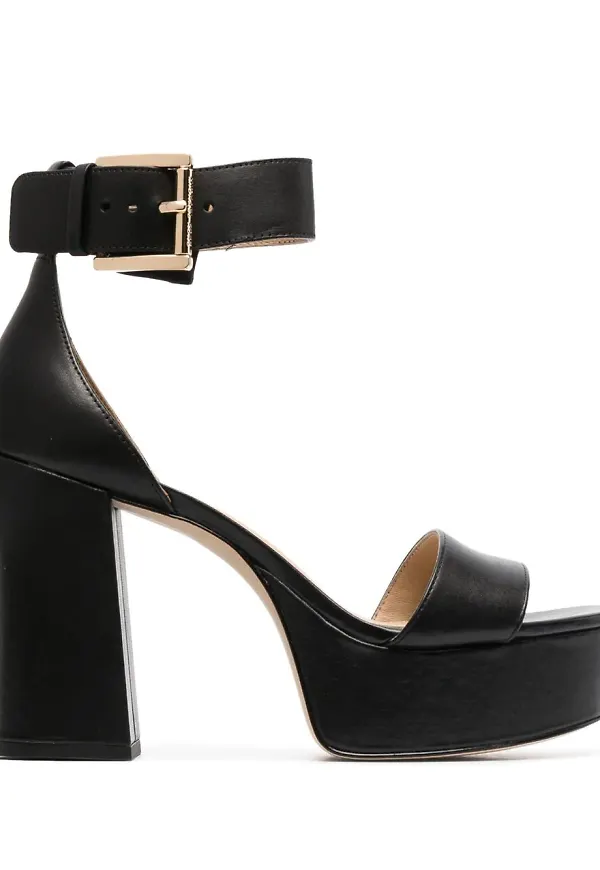 Michael Michael Kors sandaler med blockklack 110 mm - Svart