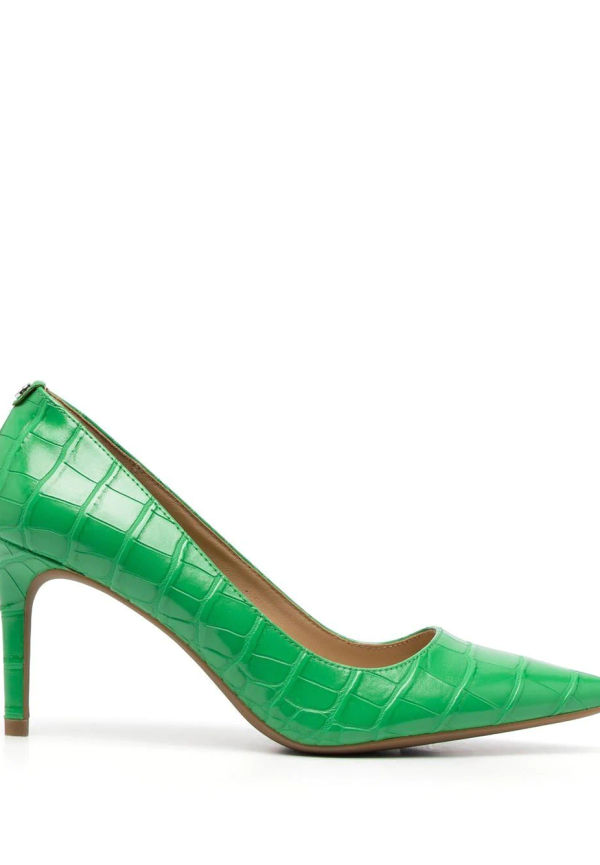 Michael Michael Kors spetsiga pumps i läder - Grön