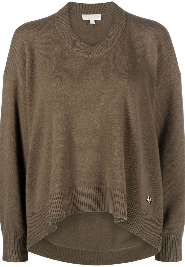 Michael Michael Kors stickad tröja i oversize-modell - Grön