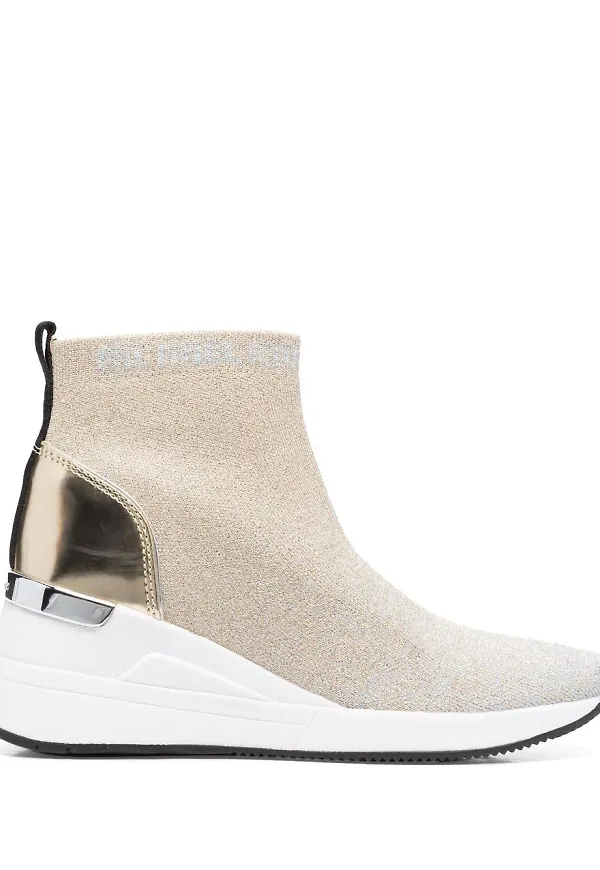 Michael Michael Kors strumpstövlar - Guldfärgad