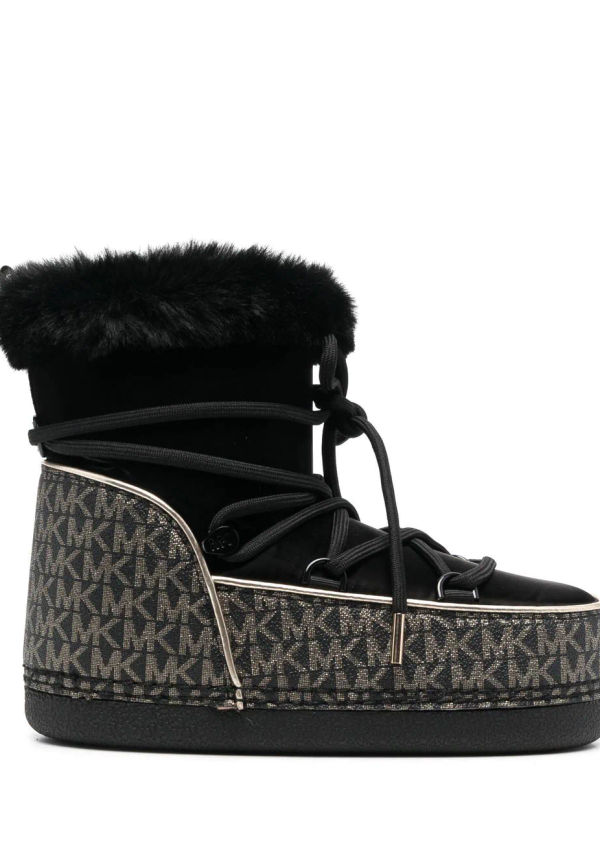 Michael Michael Kors Zelda snöstövlar med logotyp - Svart