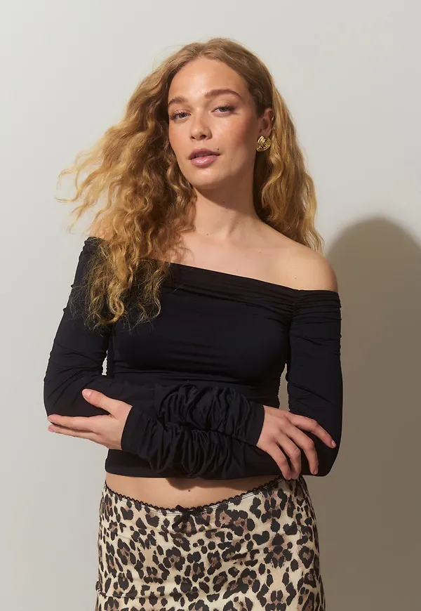 Micro off shoulder top