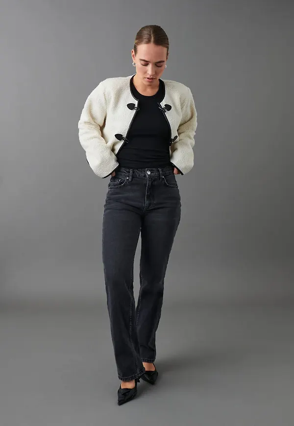 Mid straight jeans
