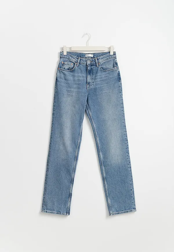 Mid straight tall jeans