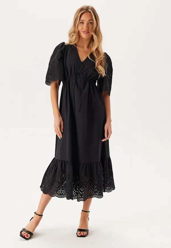 Midi Broderie Anglaise Dress
