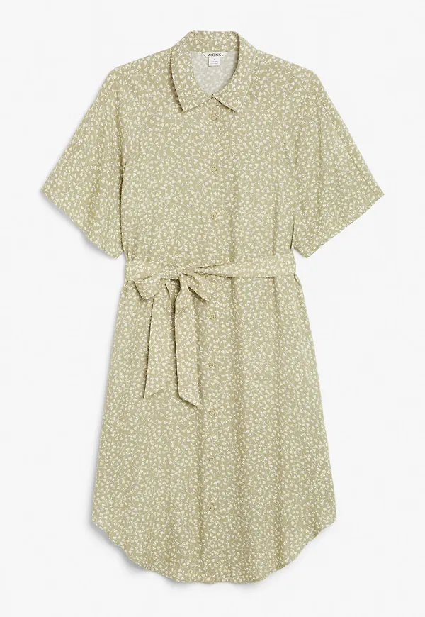Midi shirt dress - Yellow