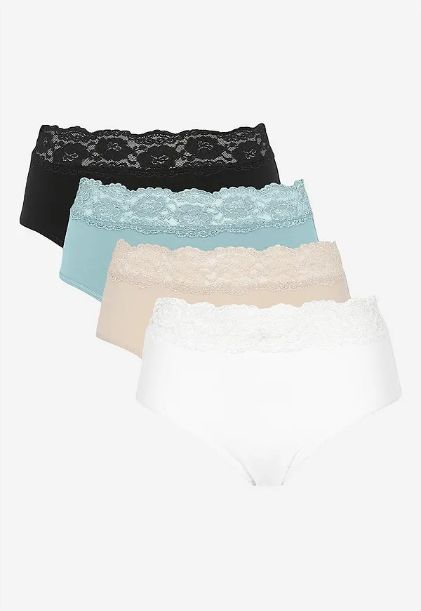 Miditrosa i bomull 4-pack