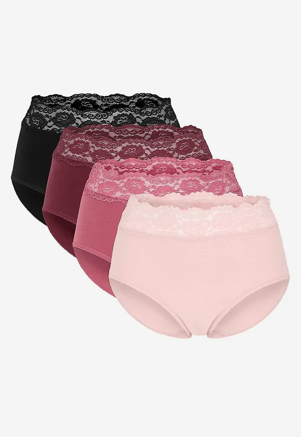 Miditrosa i bomull 4-pack