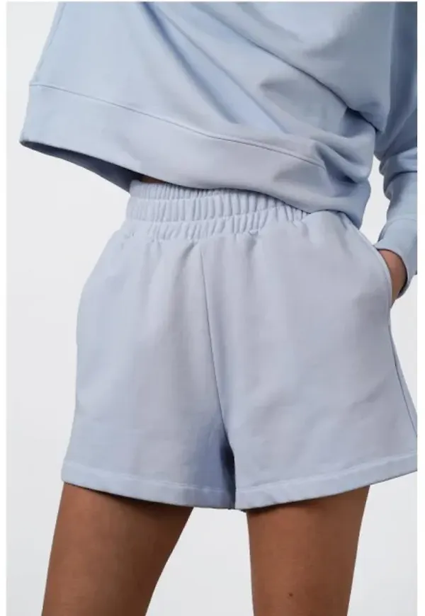 Mila Sweat Shorts - Pale Blue