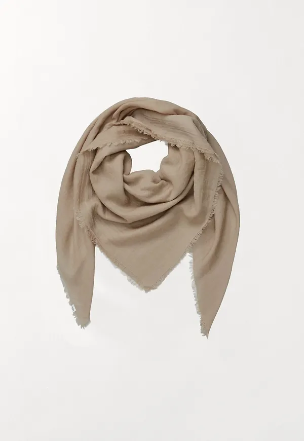 Mill Wool Scarf - Beige