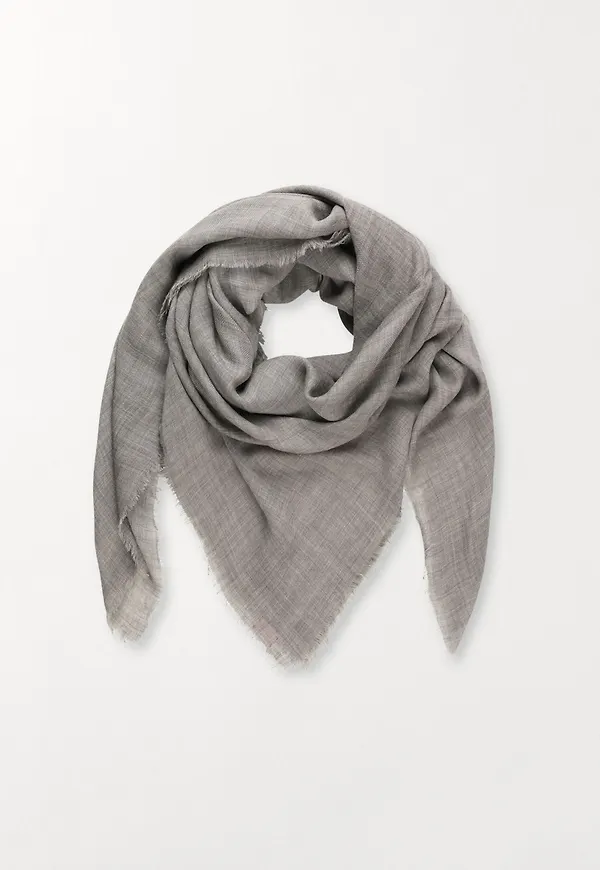 Mill Wool Scarf - Dark Grey