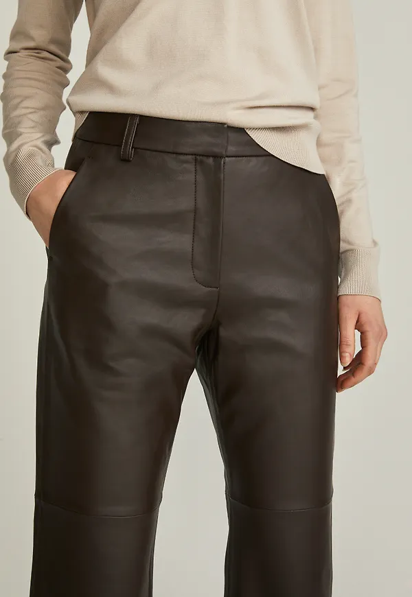 Milly leather trousers