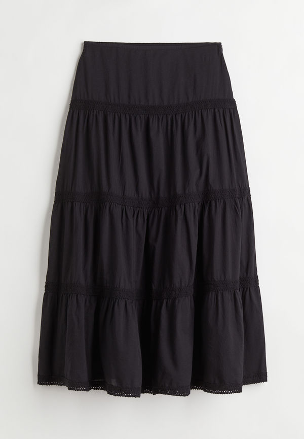 Minga London Raven Maxi Skirt, Kjolar i storlek XS och färg Svart