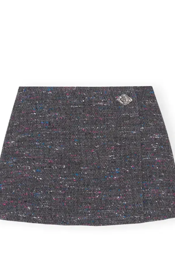 Mini Skirt Multi Wool Mini Skirt