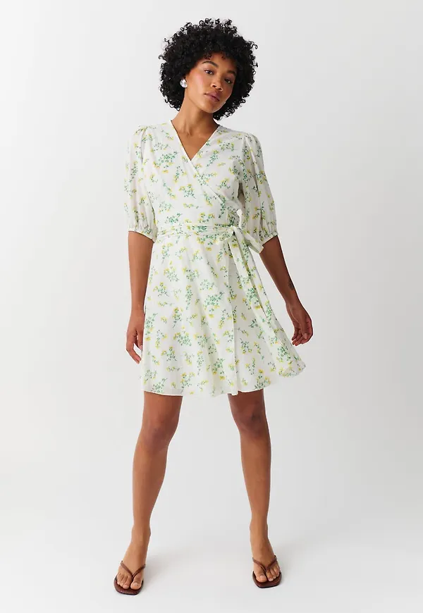 Mini wrap dress