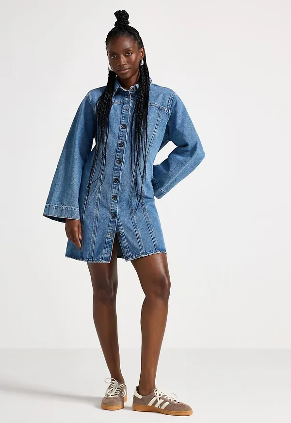 Miniklänning i denim